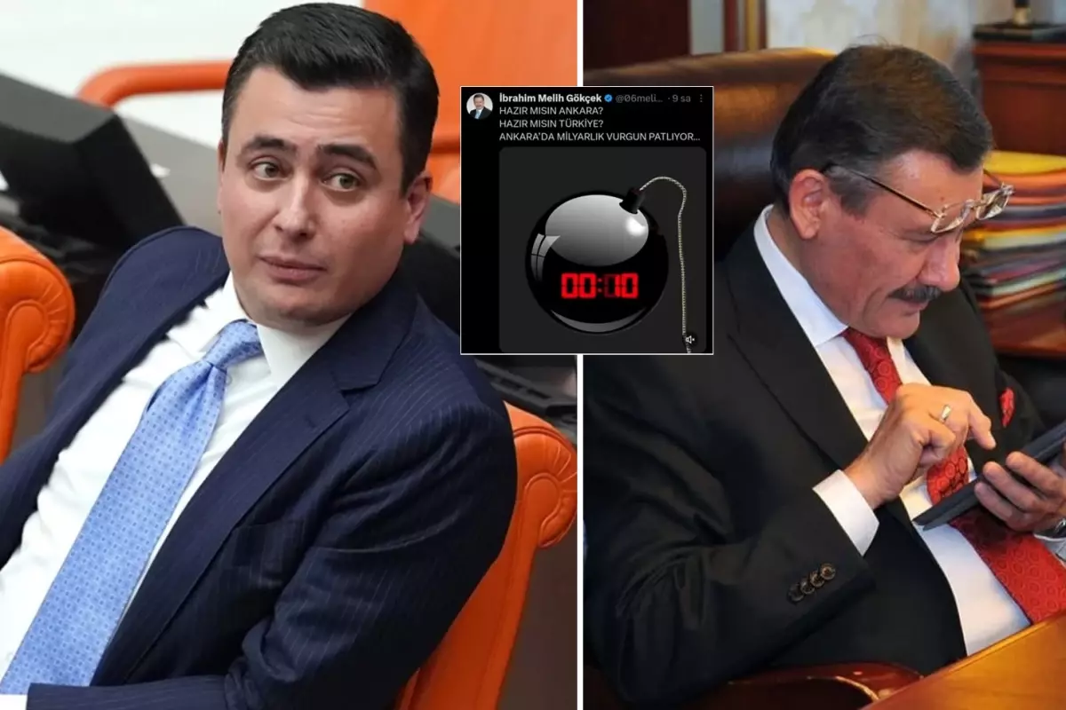 Melih Gökçek’in “Saatli bomba” paylaşımını oğlu böyle savundu: Babam onu kast etti