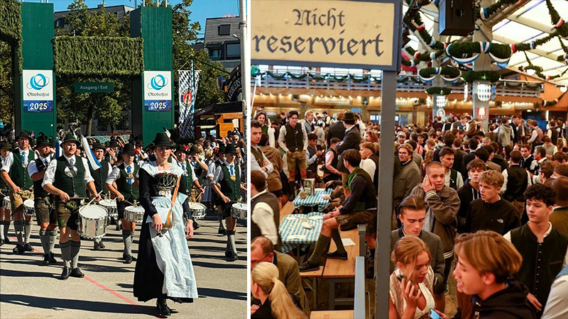 Münih’te Oktoberfest başladı: 7 milyon üzerinde ziyaretçi bekleniyor