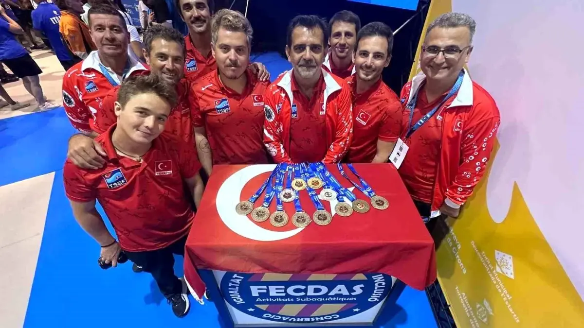 Türkiye Sualtı Görüntüleme Milli Takımı, Dünya Şampiyonası’nda 6 Madalya Kazandı
