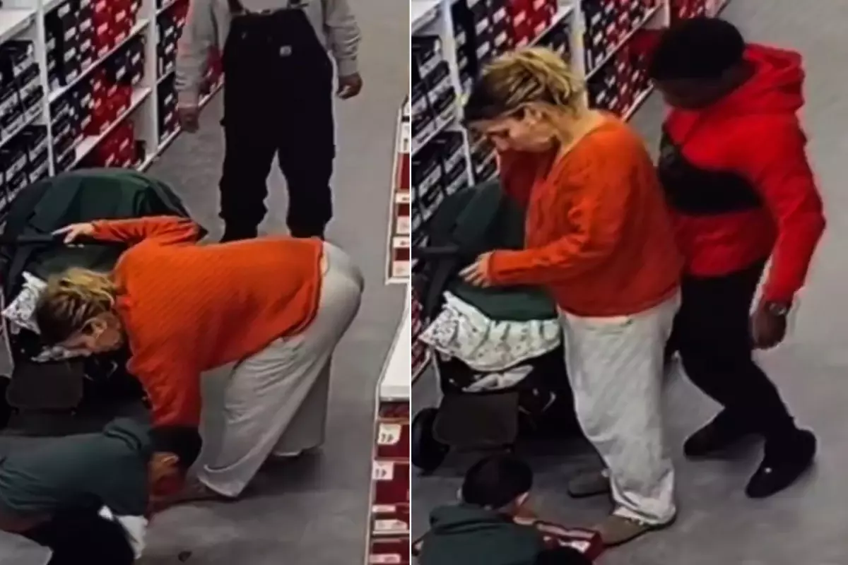 Çocuğunun yanında anneye iğrenç hareket