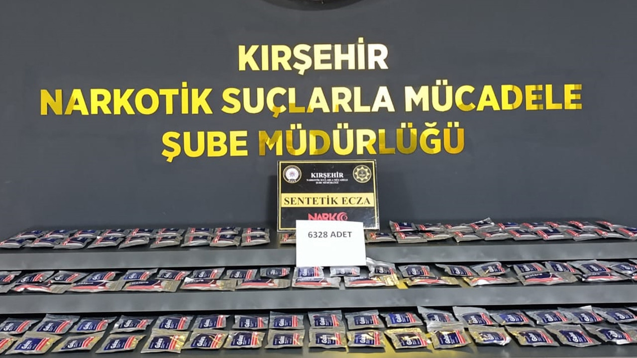 Kırşehir’de Uyuşturucu Operasyonu: Araçta 6 Bin Sentetik Hap Ele Geçirildi