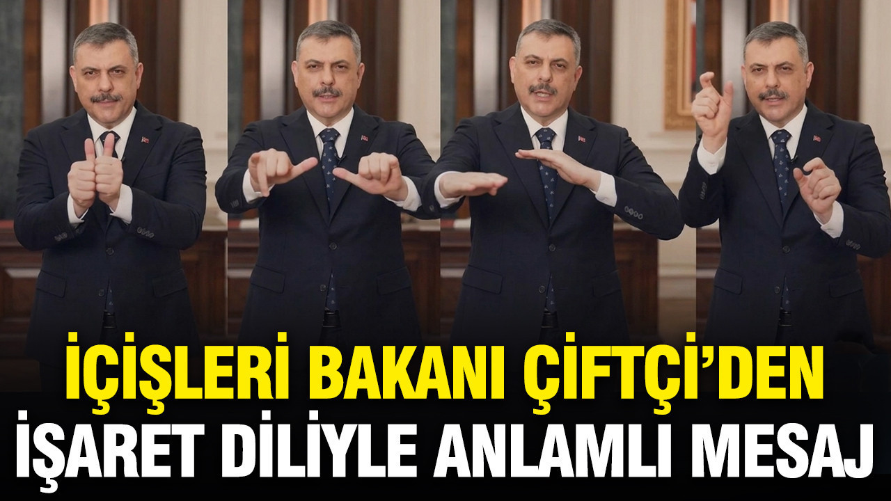 Bakan Çiftçi’den Engelliler Haftası’nda Anlamlı İşaret Dili Mesajı