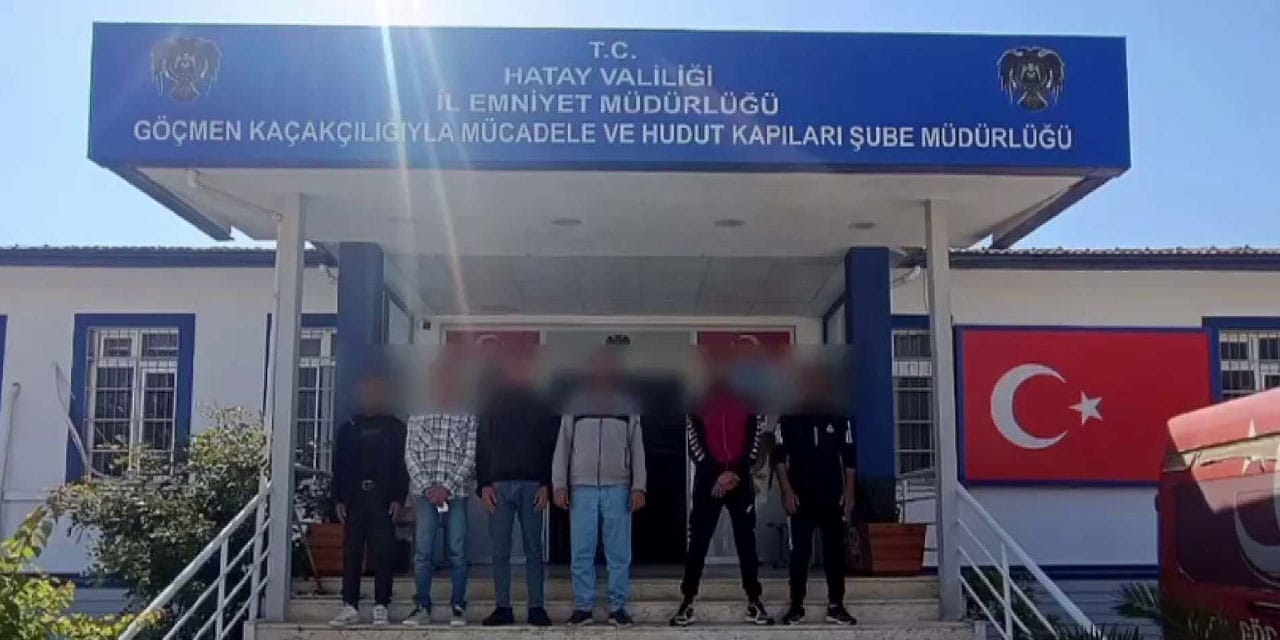 Hatay’da Yasa Dışı Geçiş Yapan 6 Suriyeli Göçmen Yakalandı